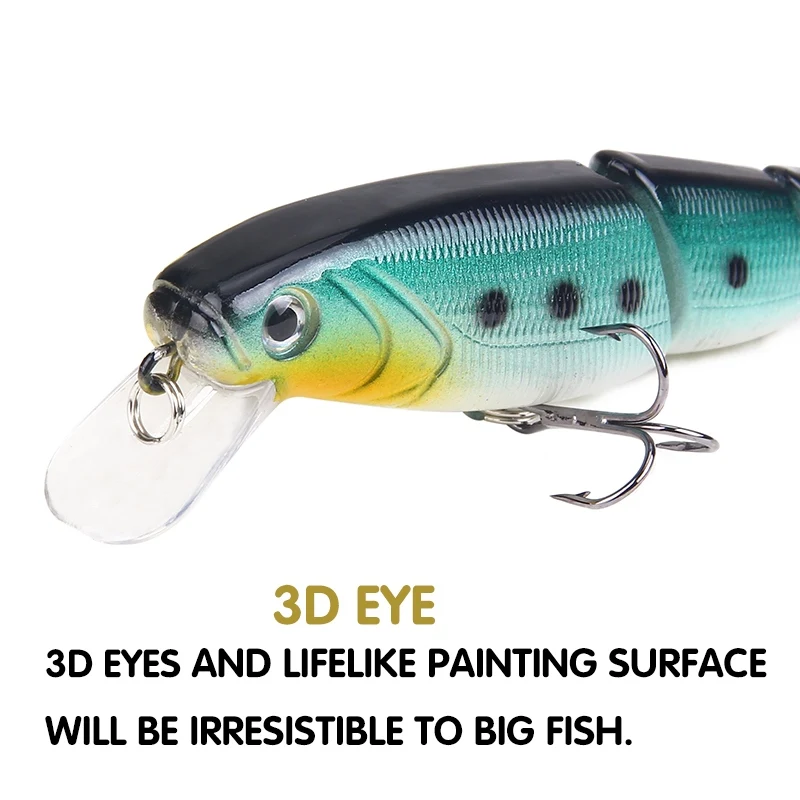 SEAPESCA шарнирная рыболовная приманка 110 мм 14 5 г Гольян жесткая Приманка Crankbait