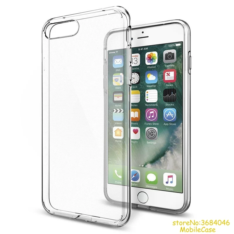 Высококачественный прозрачный силиконовый мягкий чехол для телефона из ТПУ Apple