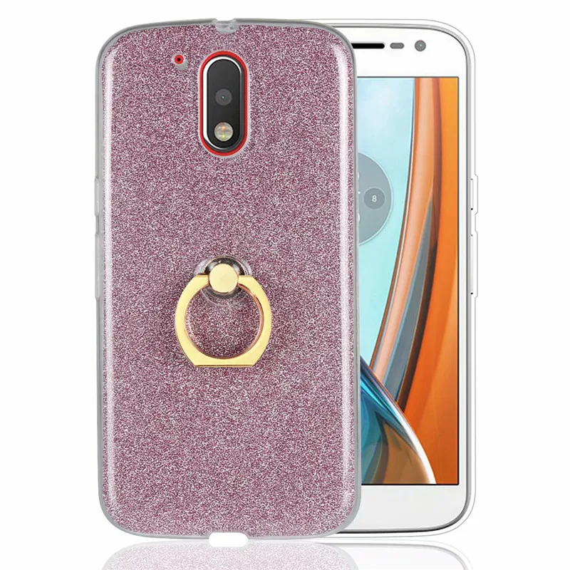 Роскошный блестящий яркий мягкий из термопластика силиконовый чехол для Motorola Moto