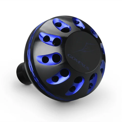 38mm black blue Gomexus ручка питания для Shimano Nasci Sedona FI Stradic CI4 Стелла FI Vanquish Daiwa Caldia Freams 3012-4000 41mmDirect - Цвет: 38mm black blue
