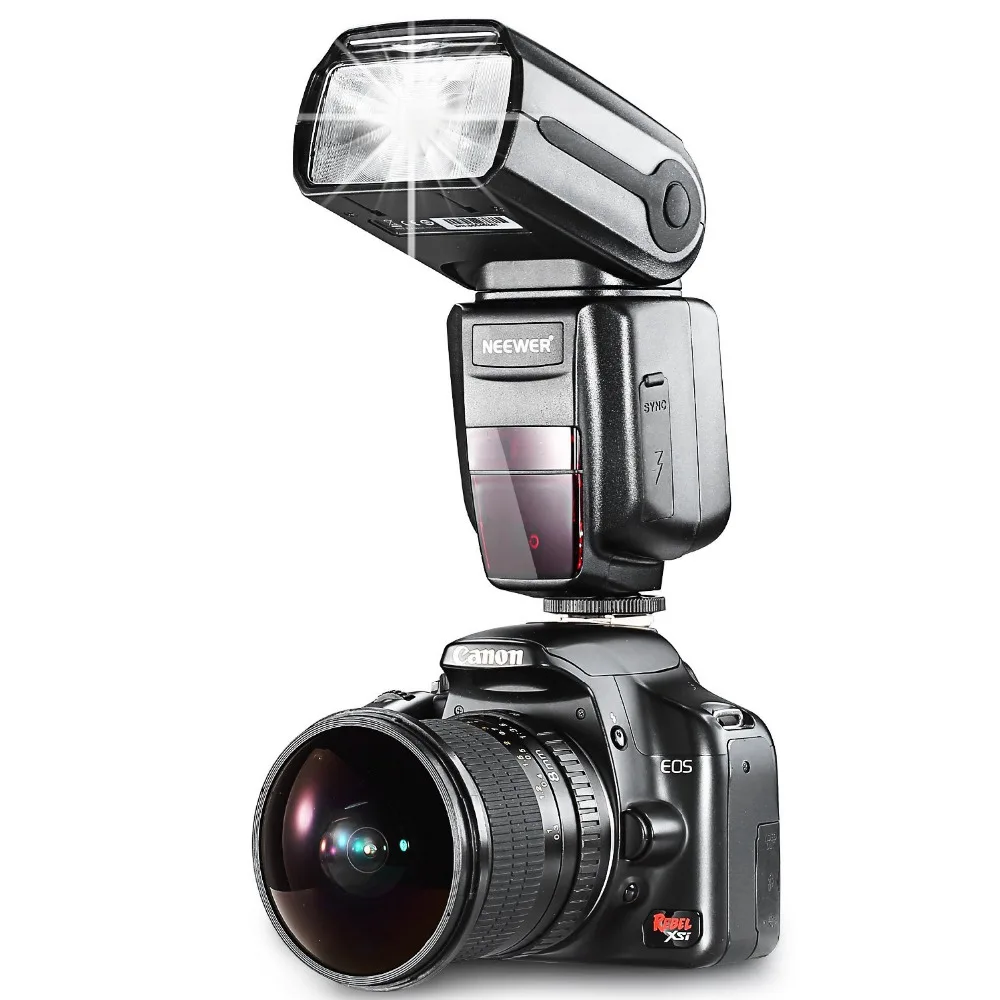 Фонарик Neewer для Canon 5D II/7D/6D/60D/700D/30D/40D/650D/всех других моделей с рассеивателем