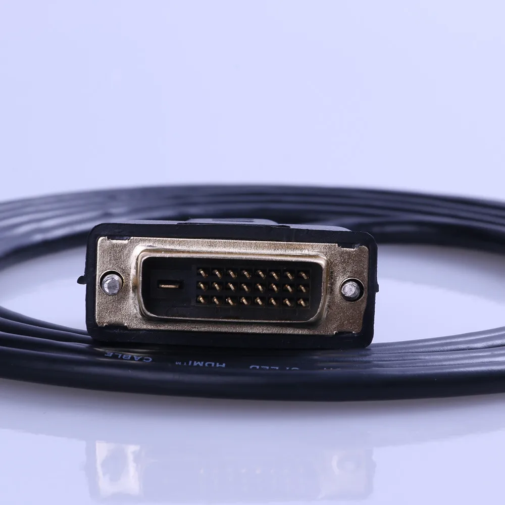 Высокоскоростной кабель HDMI-DVI 24 1 pin адаптер позолоченный hdmi dvi для 1080P HD HDTV ПК XBOX м 2