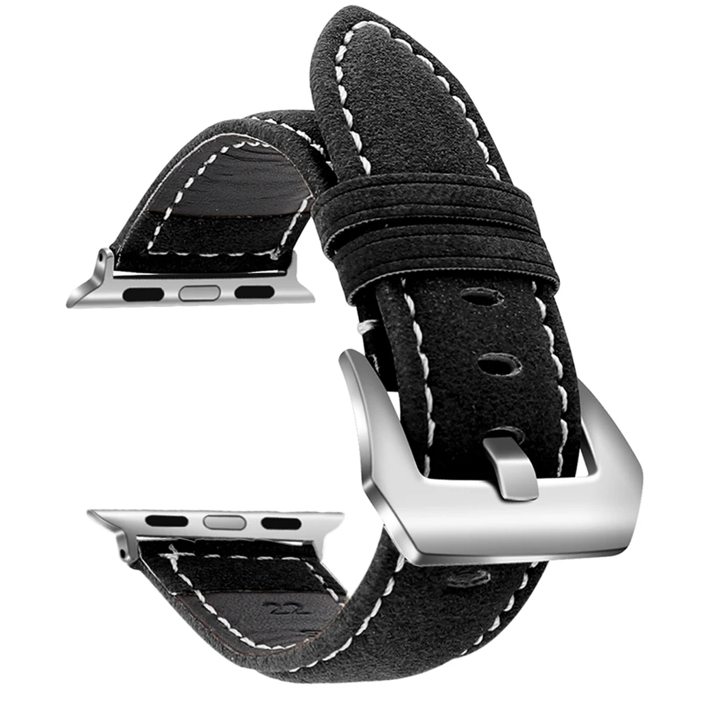 Новинка, винтажные Кожаные Ремешки для наручных часов iwatch, браслет, ремешок для Apple Watch, 42 мм, 38 мм, спортивный браслет для Series 1/2/3/4/5 ремешок для часов
