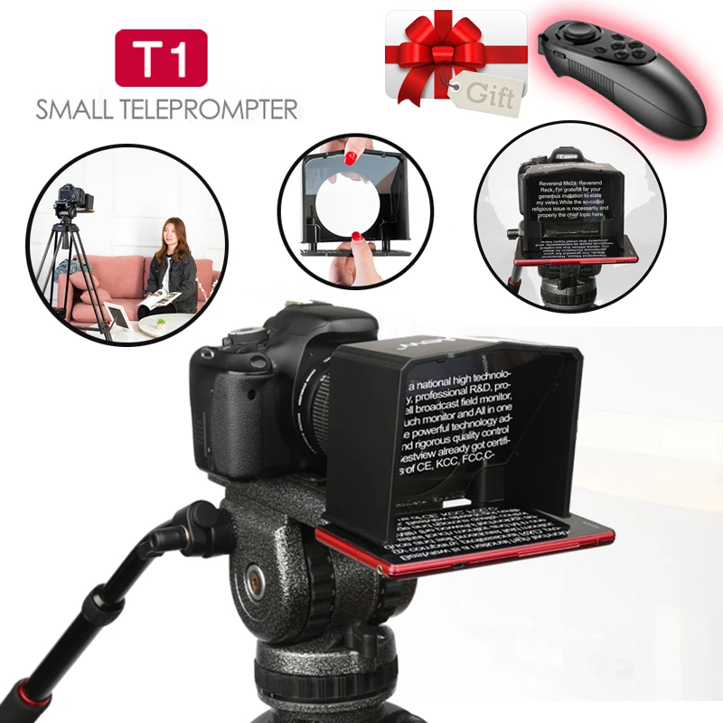 Смартфон Bestview T1 телеprompter для Canon Nikon Sony камера фотостудии видео DSLR интервью на