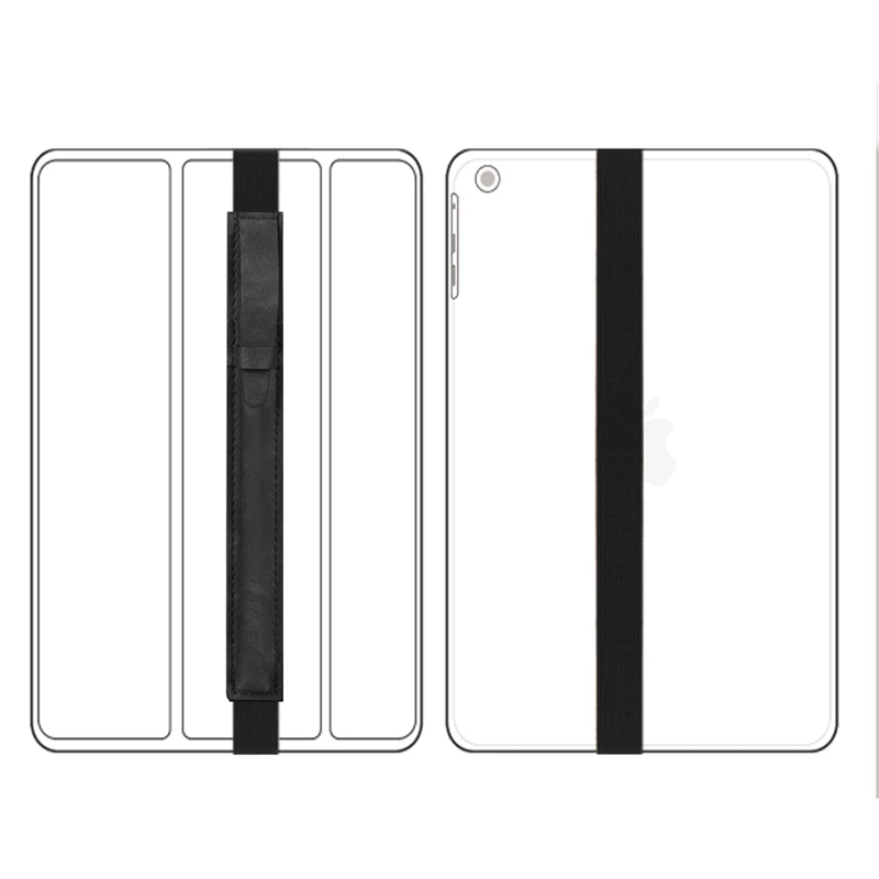 PU Leather Protect Cover For Apple Pencil Tablet Travel Elastic Pen Pouch Bag Holder Sleeve Protective Case On Pad | Компьютеры и офис