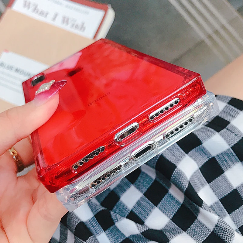 Ультратонкий Мягкий Прозрачный чехол из ТПУ для iPhone 8 7 Plus прозрачный силиконовый