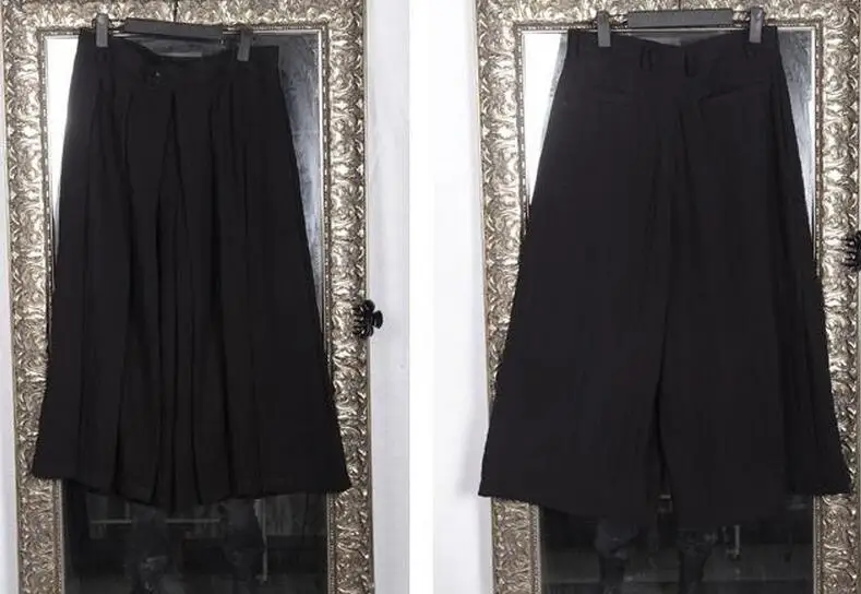 Хит продаж весенние мужские новые модные брюки и юбки больших размеров штаны с