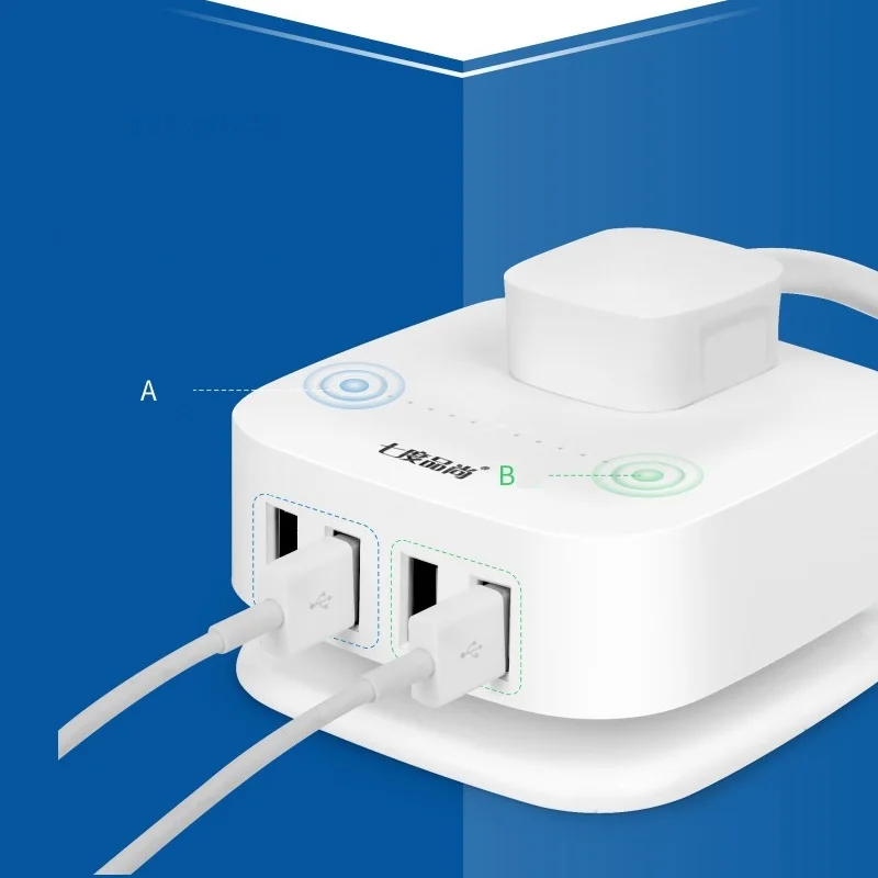 Штепсельная Вилка CN многофункциональная настольная розетка с USB-разъемом и
