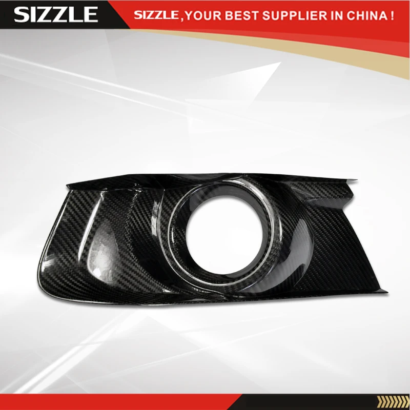 Противотуманные фары из углеродного волокна аксессуары для Ford Mustang 2015|fog lamp cover|fog