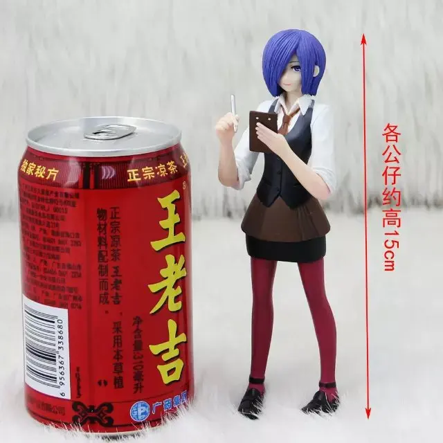 Токийский Гуль Аниме Фигурка Kaneki Ken Juzo Suzuya Rei Uta Touka Kirishima Реалистичная версия модели ПВХ Коллекционная кукла 12~ 15 см