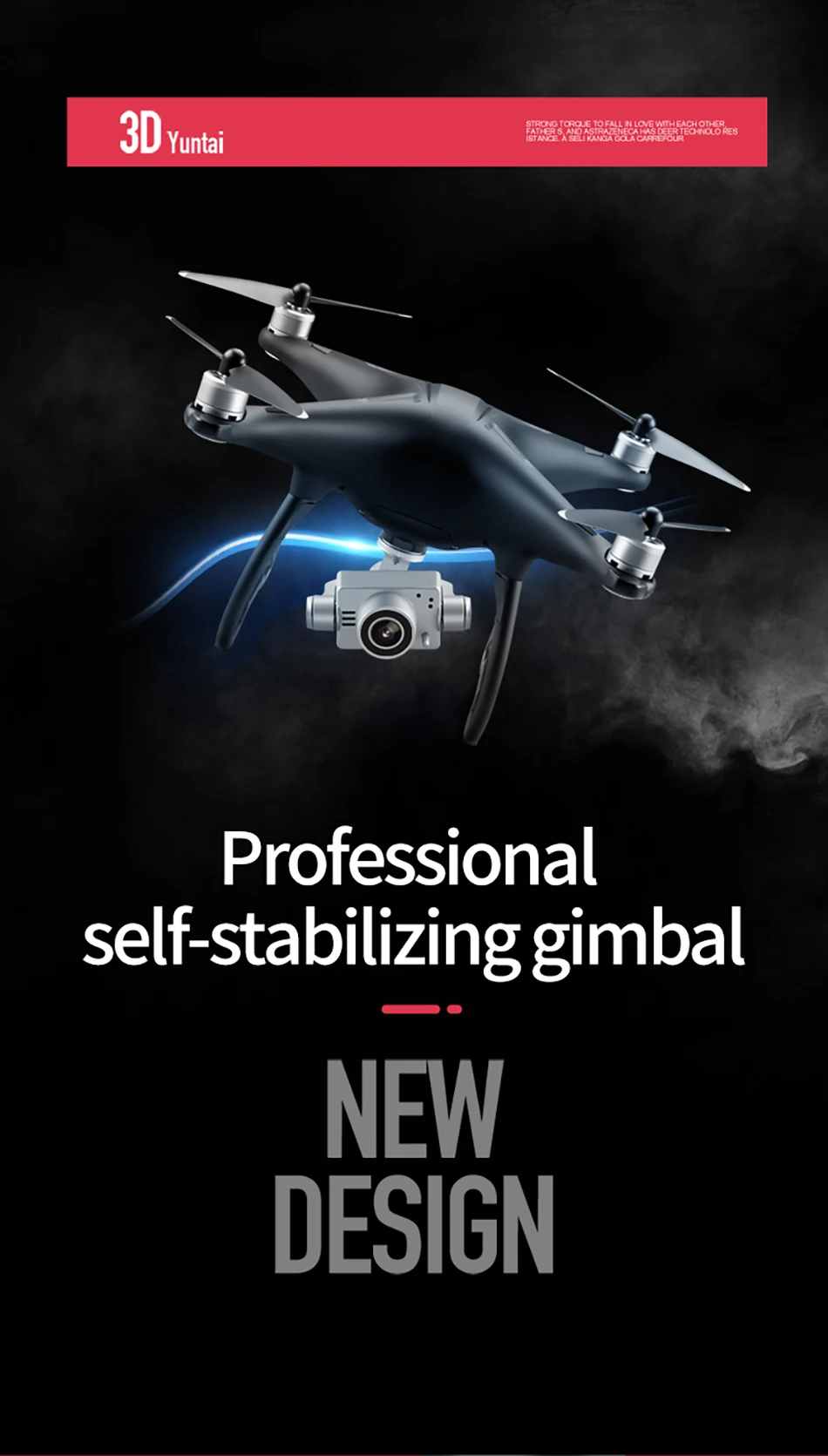 OTPRO Дрон O3 Радиоуправляемый Дрон Квадрокоптер 5G 1080P широкоугольный Wi-Fi FPV HD камера gps положение слежение за циркулированием высота парения X183