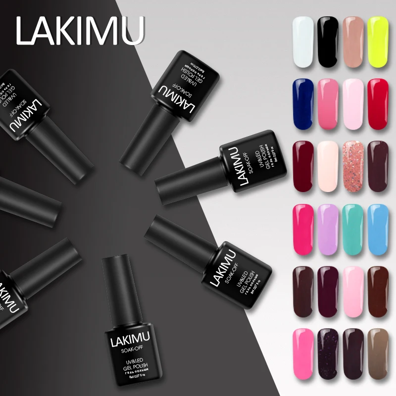 Новинка Гель лак LAKIMU 29 цветов праймер для ногтей красота полигель лидер продаж 2018