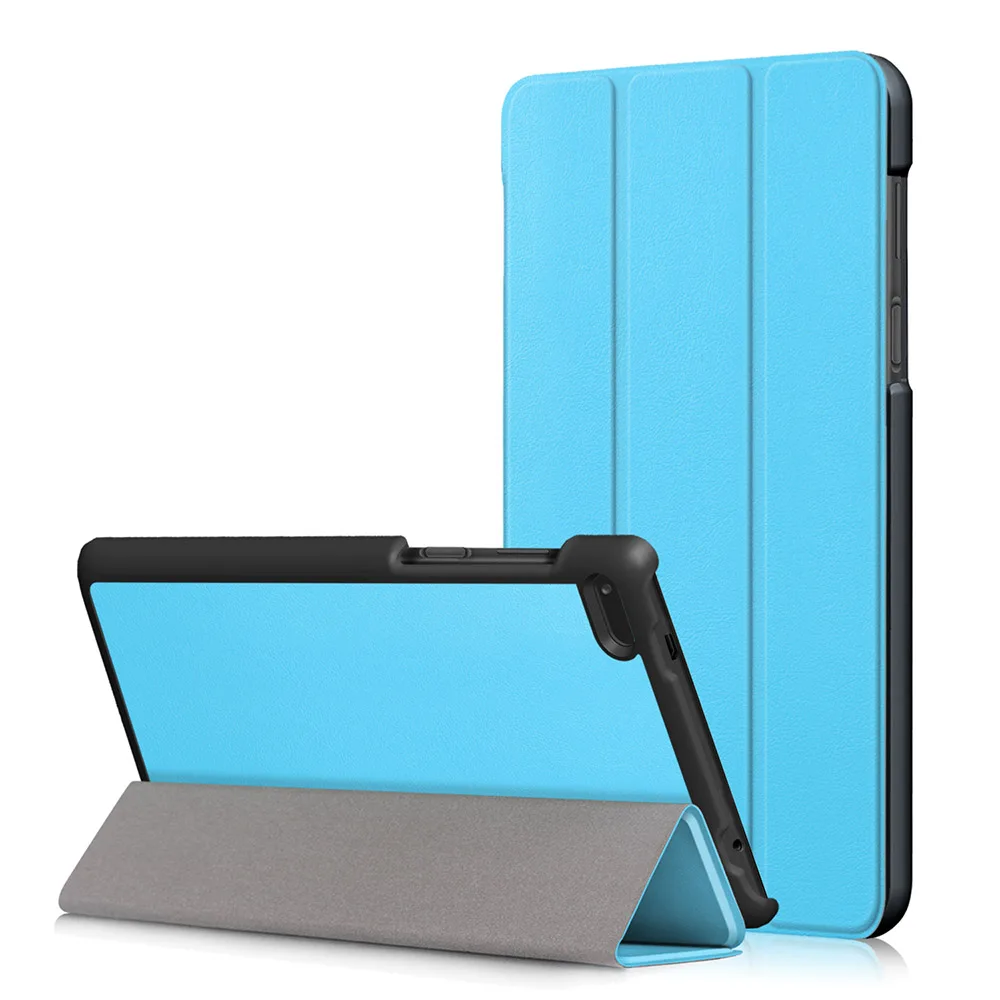 Чехол для планшета Lenovo Tab 7 Essential Tri-Folding PU кожаный чехол ТБ-7304F TB-7304I TB-7304X + сенсорная