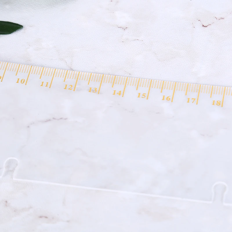 DIY ПВХ катушка блокнот Закладка линейка матовый планировщик 6 отверстий