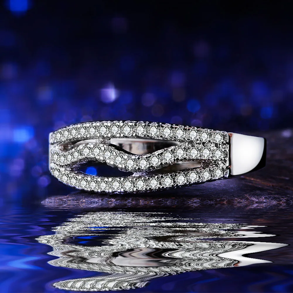 Ювелирные изделия S mall полые тонкие линии дамские дешевые принцесса огранки