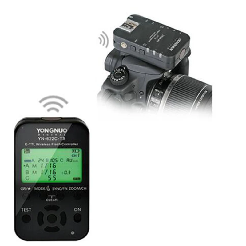 Высококачественный триггер для вспышки Yongnuo YN622c YN 622C TX TTL бесплатная доставка 1
