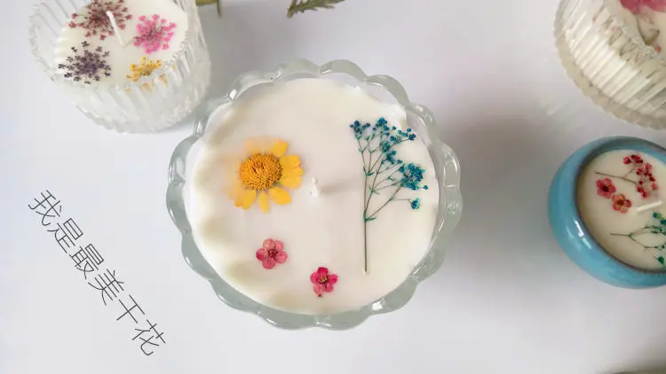 Новое поступление DIY ароматерапия натуральный Immortalized вакуумные сухие цветы ручной работы День рождения свечи ароматизированные Свадебные украшения