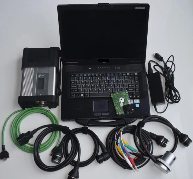 

for mb sd connect compact star diagnosis C5 with all cables 2022.06V software HDD CF52 laptop CF-52 for cars and trucks MB Scan