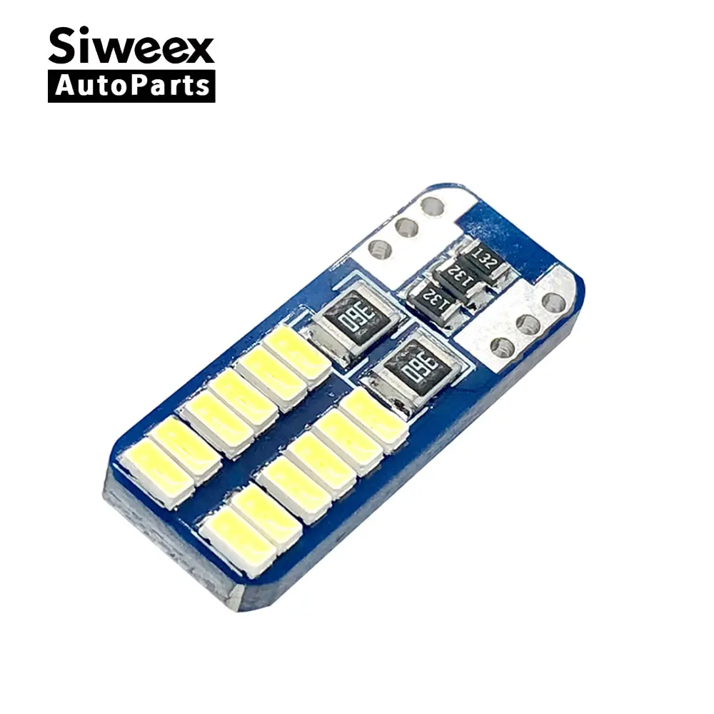 1 шт Высокое качество T10 W5W 168 192 светодиодные задние светильник 3014 24 SMD 12В для авто