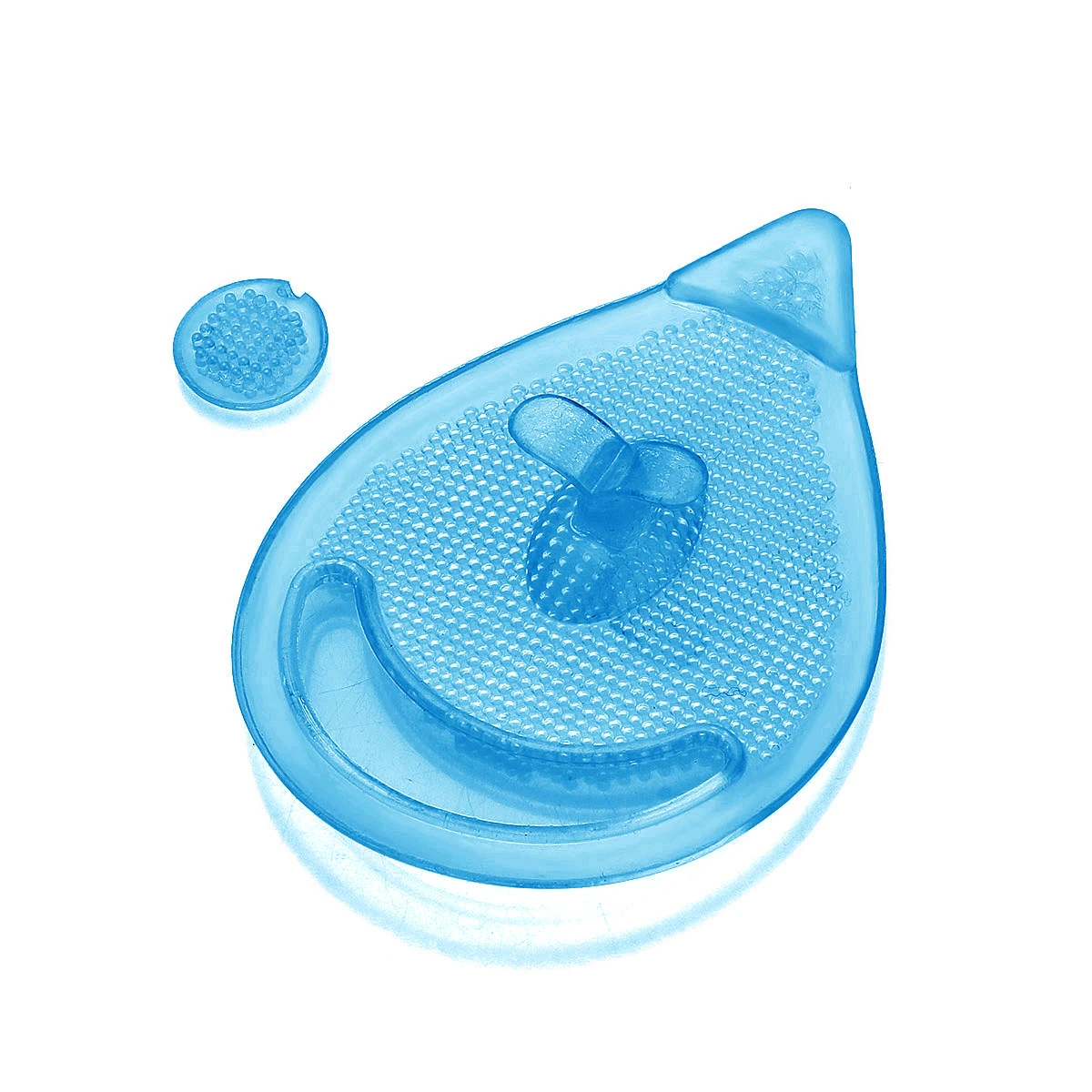 Мини розовая силиконовая синего цвета 1 шт. щетка для чистки носа и угрей