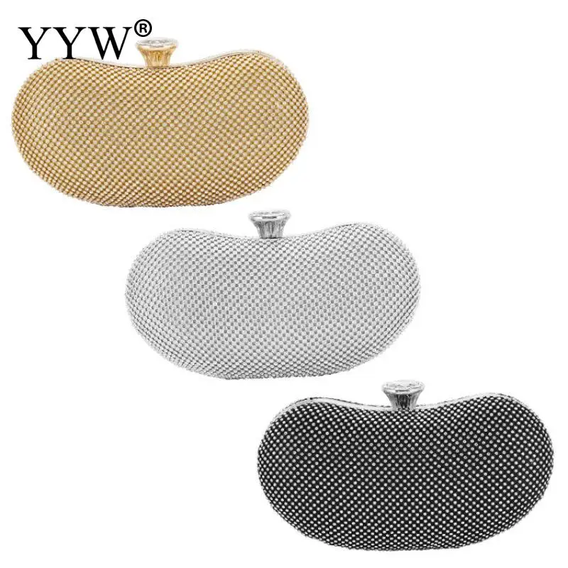 

2021 Fashion Party Luxury Clutches New Evening Clutch Bags For Women Shoulder Purse Handbags Fold Rhinestone Wedding Clutch