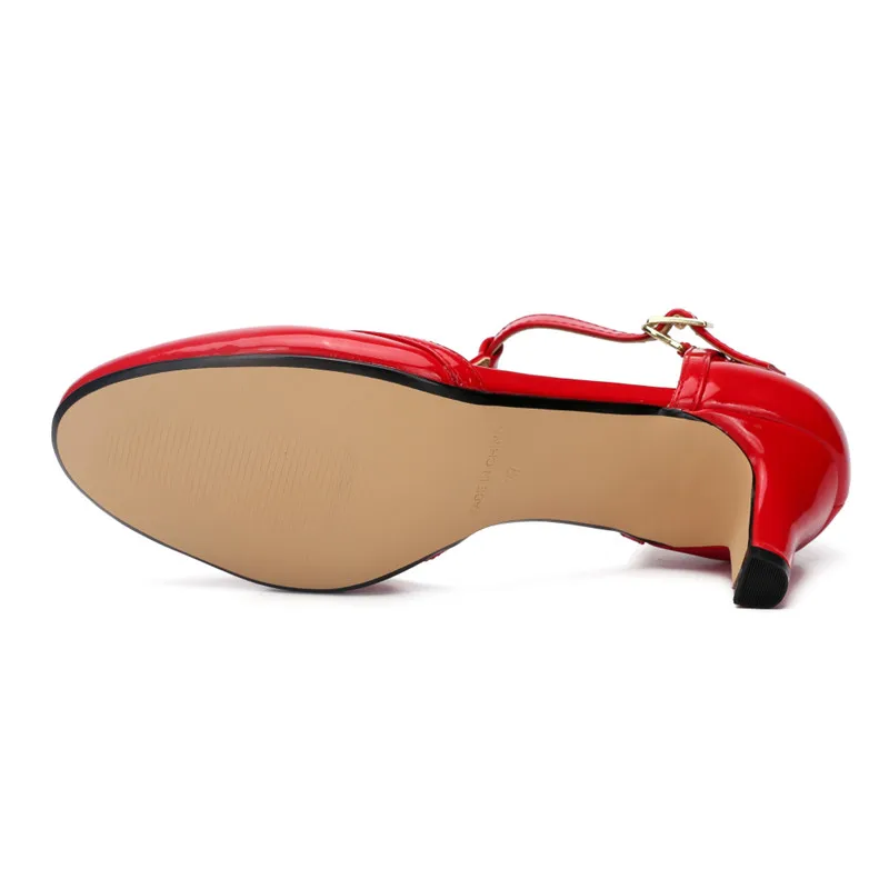 Women T-tied shoes plus:36 37-47 48 Spring/Autumn Round Toe zapatos mujer 6cm heel woman Elegant Zapatillas Hot Sale pumps | Обувь