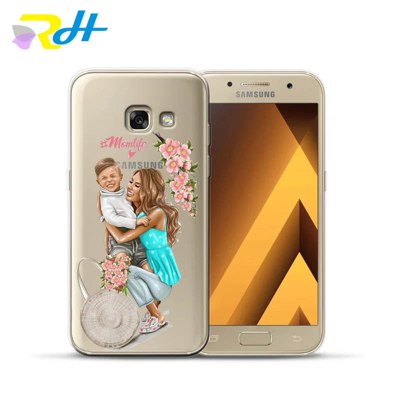 8 Мягкий ТПУ чехол для samsung Galaxy A7 Coque Etui Baby Mom Girl для samsung Galaxy A10 20 30 40 50 70 A6 A8 Plus чехол - Цвет: 8