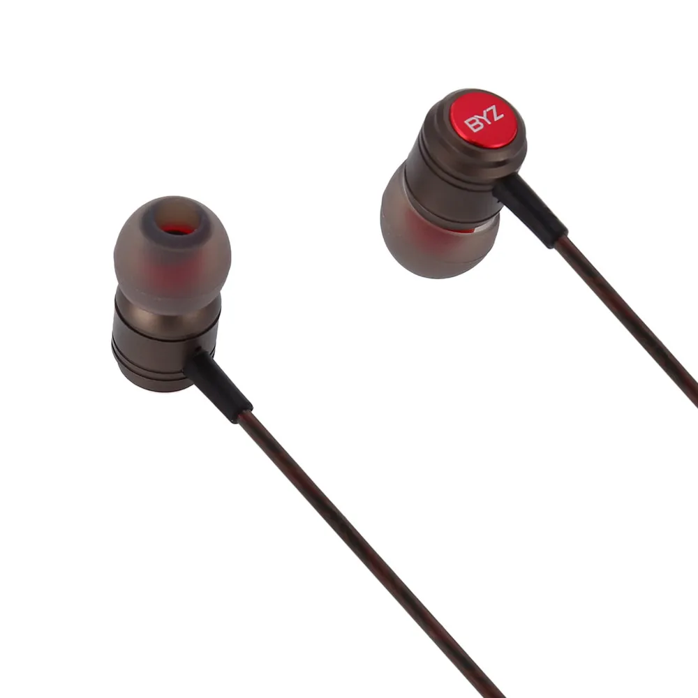 Оформление BYZ SM483S 3 5 мм штекер вкладыши стерео HiFi музыкальные наушники OPC Материал