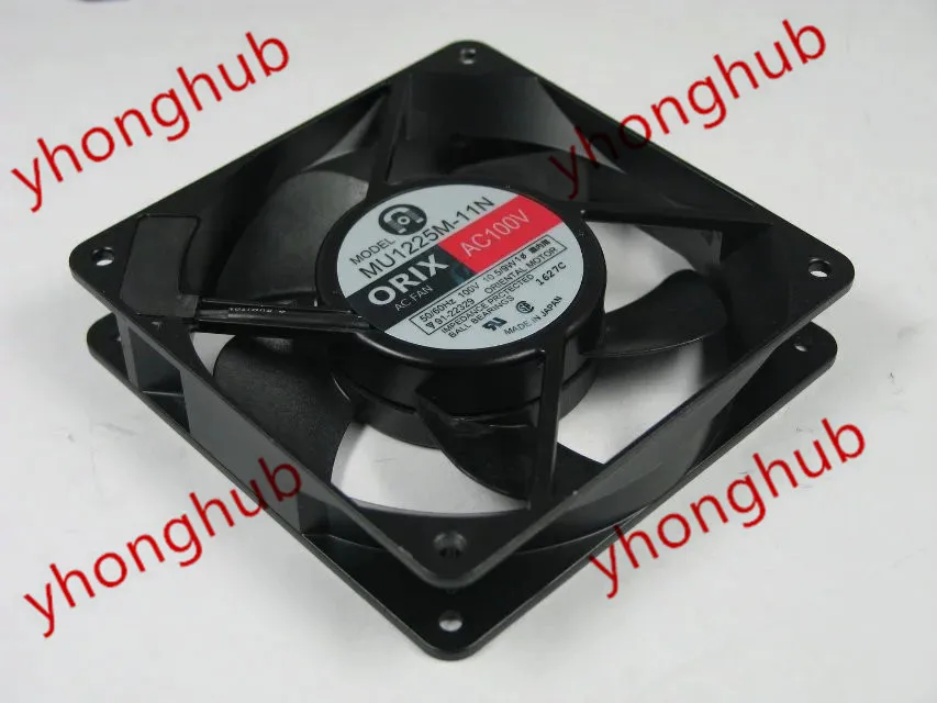 ORIX MU1225M 11N AC 100V 10 5/9W 120x120x25mm вентилятор охлаждения сервера|square fan|server fan120x120x25mm fan |