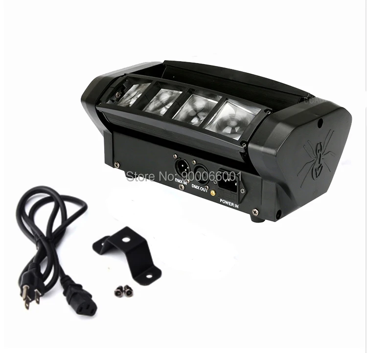 Сценический 8X10 Вт Мини светодиодный светильник-паук DMX512 светодиодный светильник с движущейся головкой RGBW светодиодный светильник для дискотеки клуба Dj