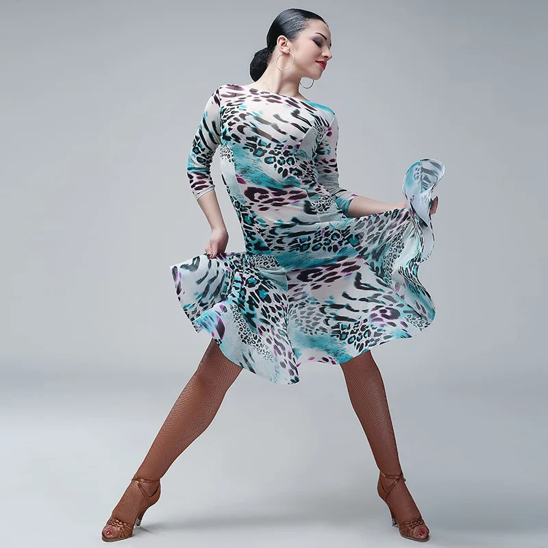 Платье для латинских танцев Румба Латинская Сальса Самба чача платье бальных