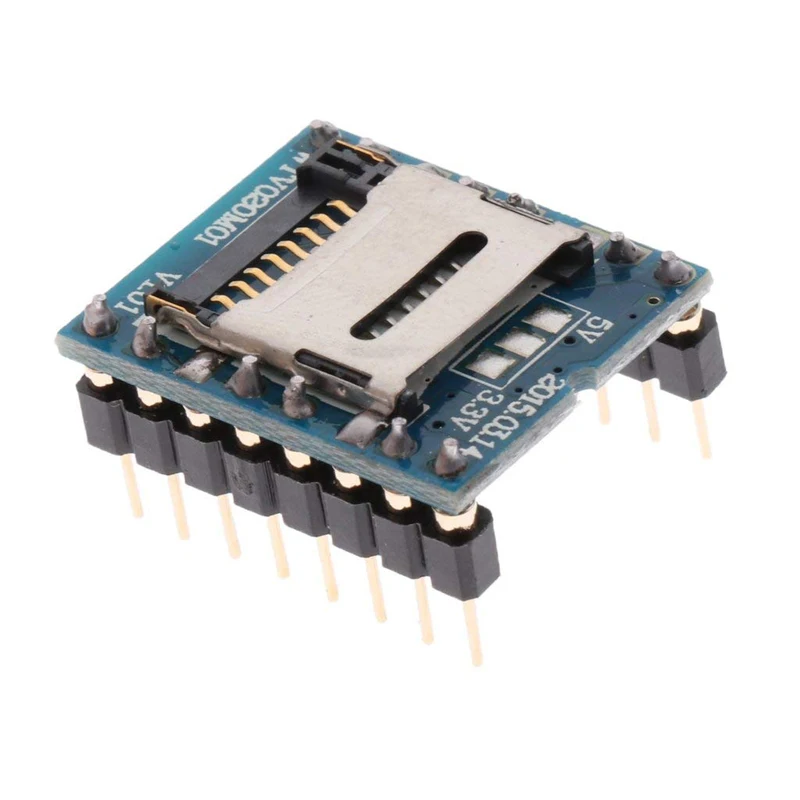 Mp3 плеер WTV020 SD WTV020SD 20SS Mini Card MP3 Sound Module для Arduino PIC MP3.|ЦАП| |