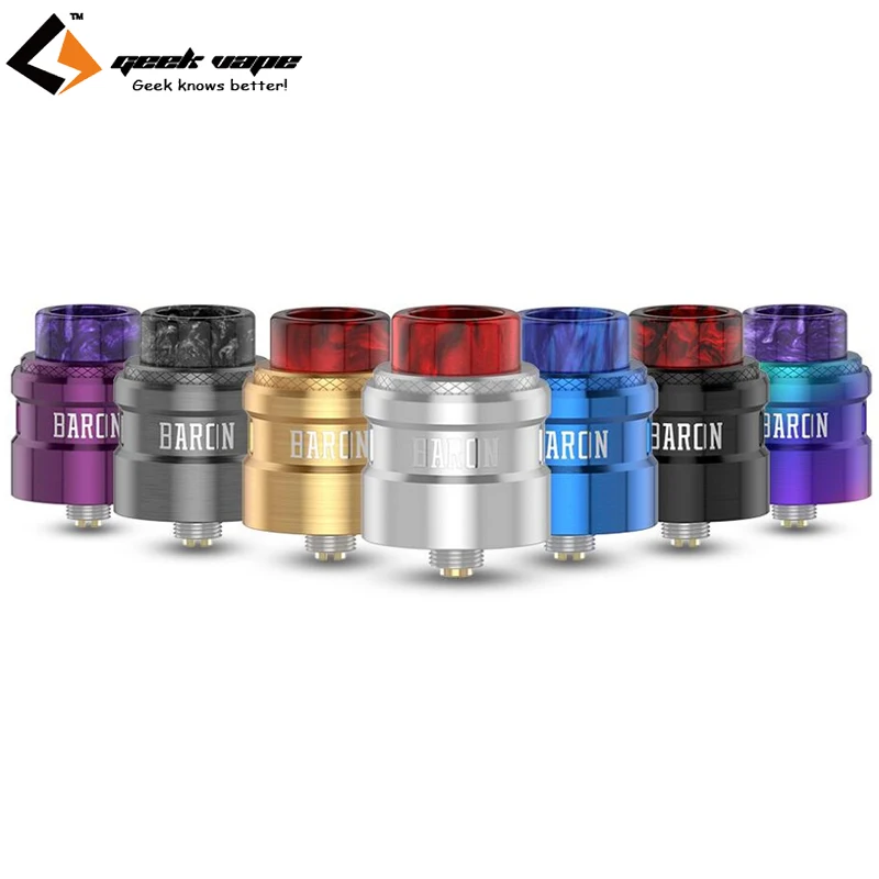 Оригинальный Geekvape барон RDA танк 24 мм ввиду капает Squonk атомайзер двойной катушки