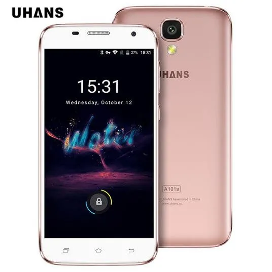 UHANS A101S Смартфон Android 6.0 MTK6580 Quad Core 5.0 дюймов мобильный телефон 2 ГБ RAM 16 ROM 8MP 2450 МАч 3 Г