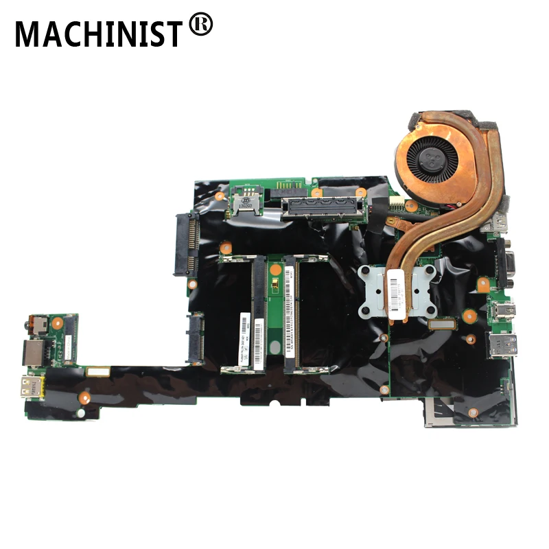 Оригинальная материнская плата для ноутбука lenovo ThinkPad X230 X230I I5-3320M cpu DDR3 FRU 04X1401 04X1402 с вентилятором полностью протестирована