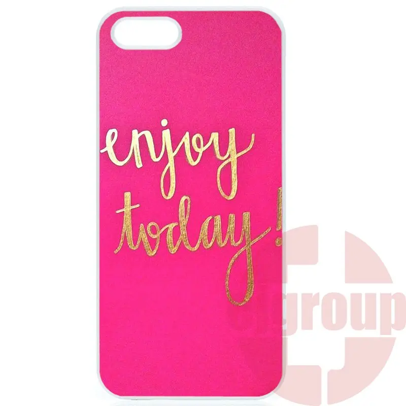 Наслаждайтесь Сегодня Золотые Слова Цитата Искусство Для Galaxy Core 4G Альфа Мега 2 6.3