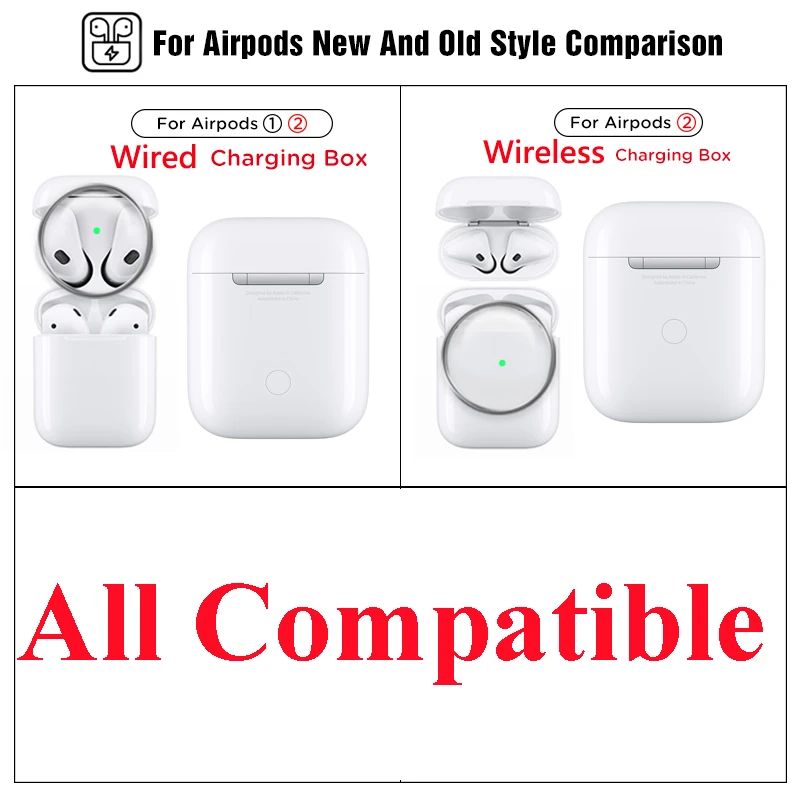 Новые Чехлы для Apple Airpod 1 2 кожаный ремешок с кнопками чехол наушников airpods