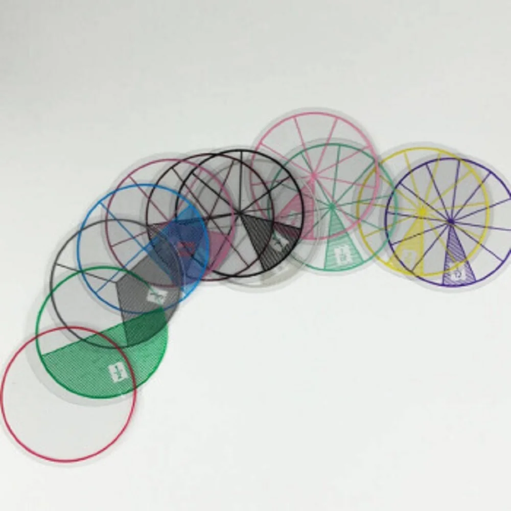 12pcs Plastic Number Fraction Circles Montesori Education Learning Toys for Children Kindergarten Preschool Math Chips|Юный математик| |