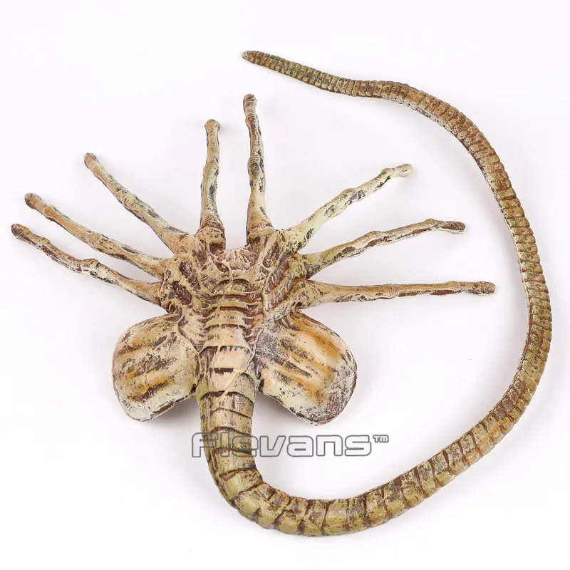no box Alien Face Hugger Poseable Реплика ПВХ фигурка Коллекционная модель игрушки 120 см - Цвет: no box