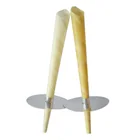 Конусы медицинские из чистого натурального пчеловоска, 168 шт. = 84 пары, без горения дыма, с защитным диском и сертификатом CE