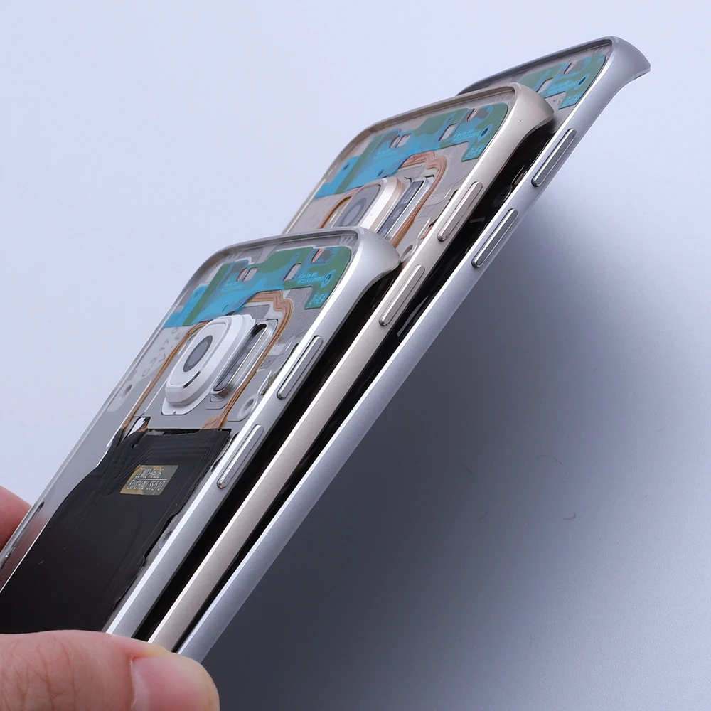 Для Samsung Galaxy S6 Edge G925 G925F G925T Корпус ЖК дисплей средняя рамка Шасси пластина в сборе|Корпусы и рамки для