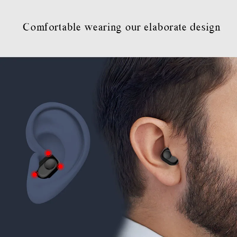 Наушники Overfly 4 2 Mini Bluetooth Беспроводные спортивные наушники гарнитура для