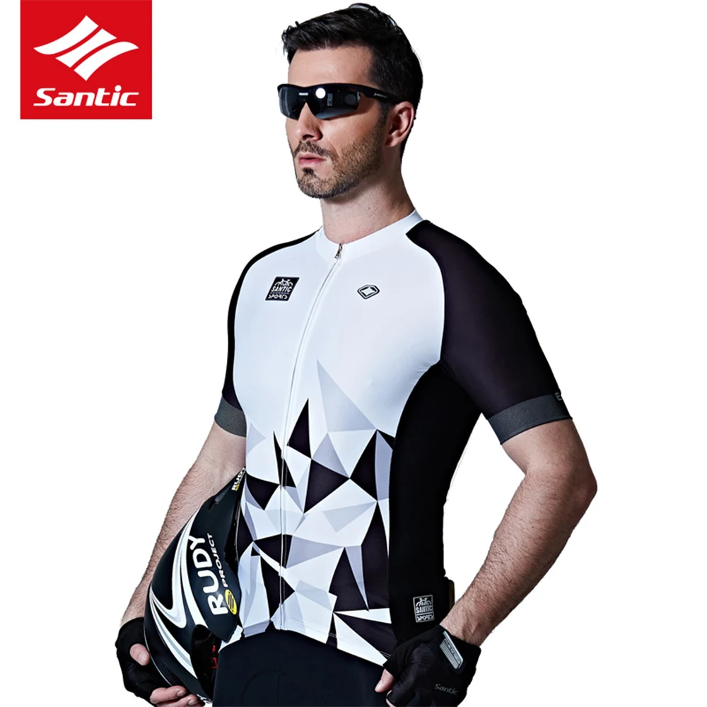 2019 Santic Pro Team Cycling Jersey Vintage MTB Bike Clothing Men Short Riding Bicycle Men's Shirt Ciclismo Summer New | Спорт и