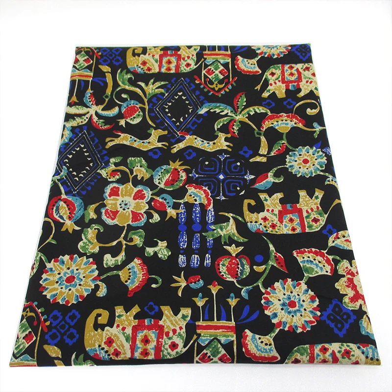 50*145 см 20*5" кешью цветы бабочка напечатаны хлопок ткань, материалы для ручных поделок для ручной работы, 1Yc900