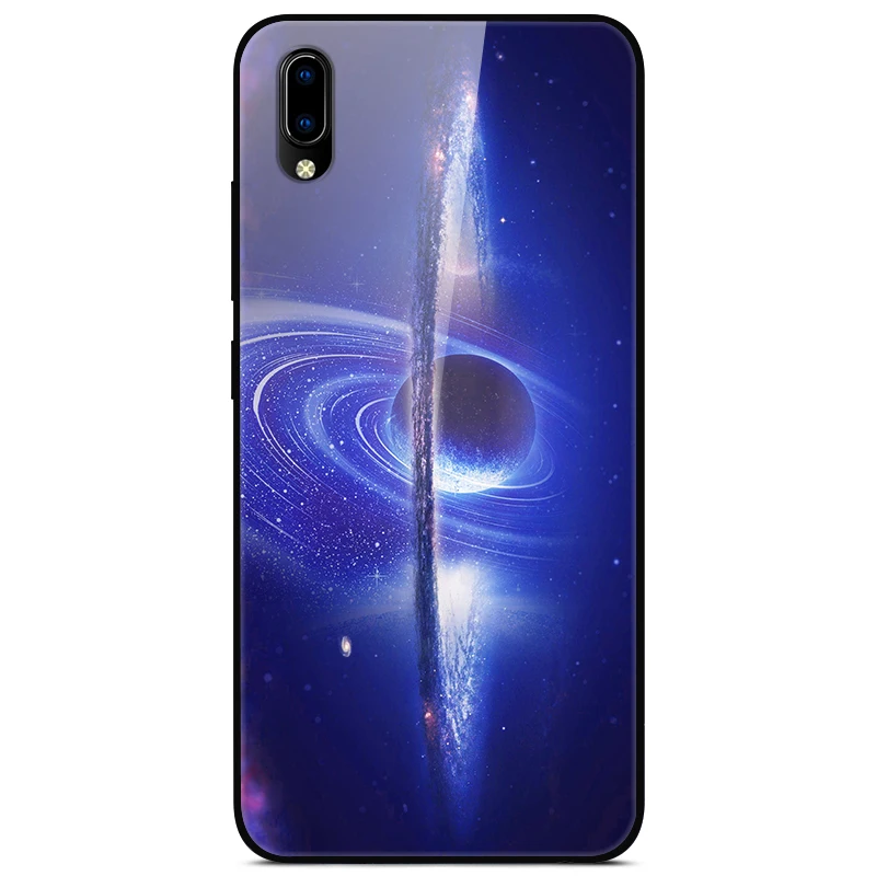 F для VIVO Y91C чехол VIVOY91C стеклянный жесткий чехол для телефона для VIVO Y91i чехол VIVO Y91 C мягкий бампер чехол закаленное для Vivo Y93 Y 93