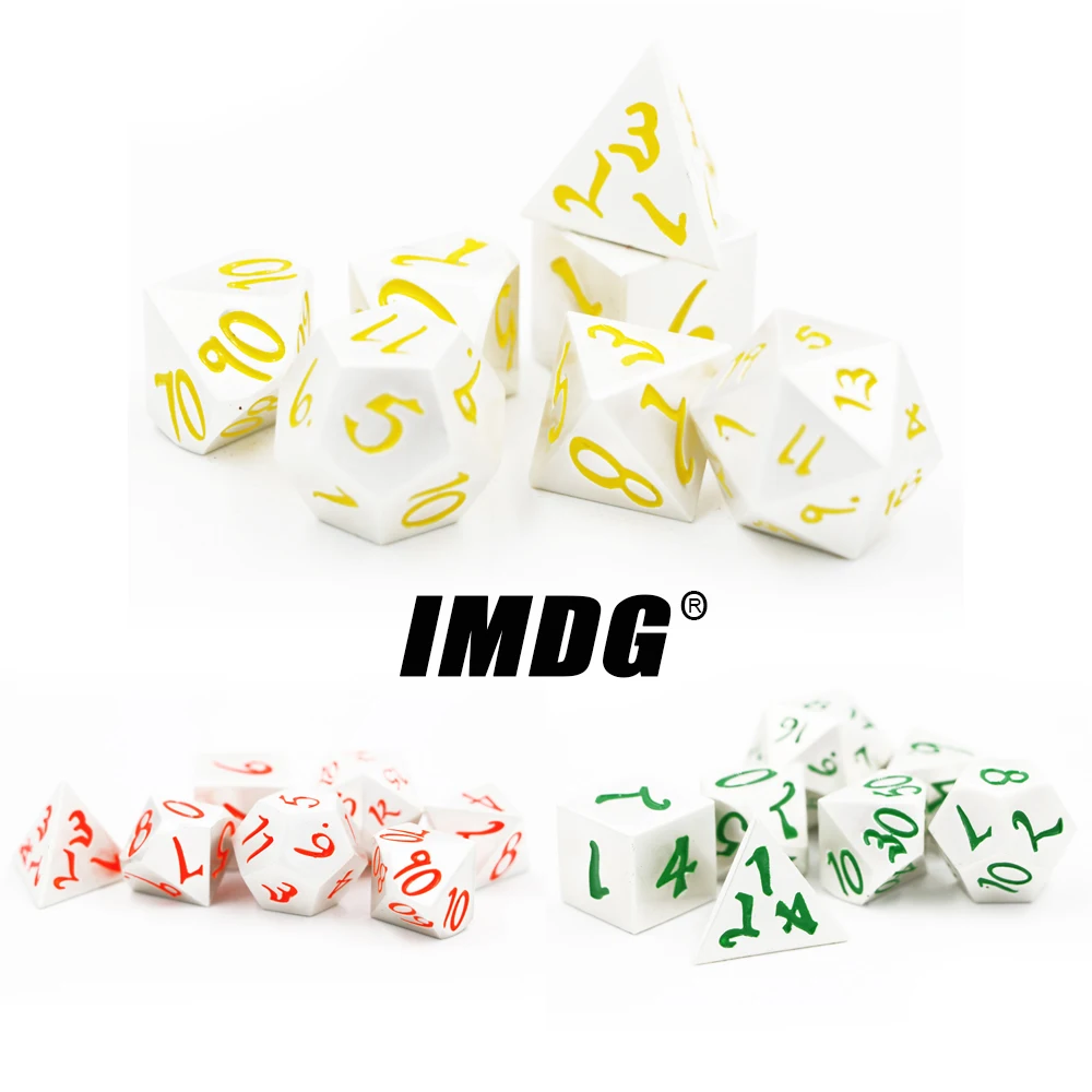 IMDG 7 шт./компл. креативные игровые кости для ролевых игр многогранные