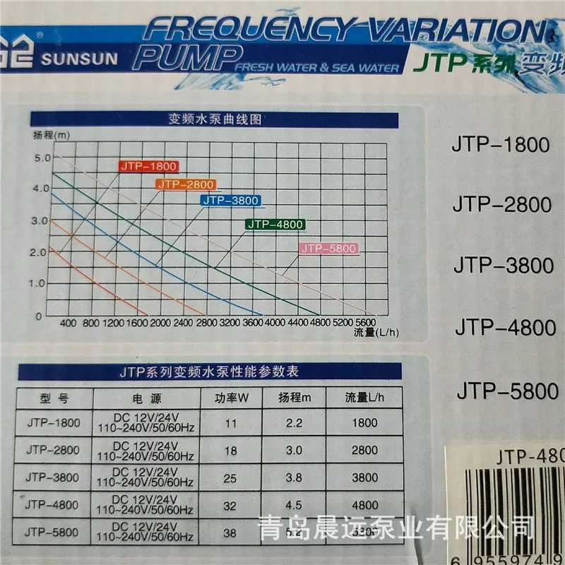 1 шт SUNSUN JTP-4800 JTP 4800 водяной насос для аквариума супер тихий Гидропоника пруд погружной водяной фонтан скалистый насос