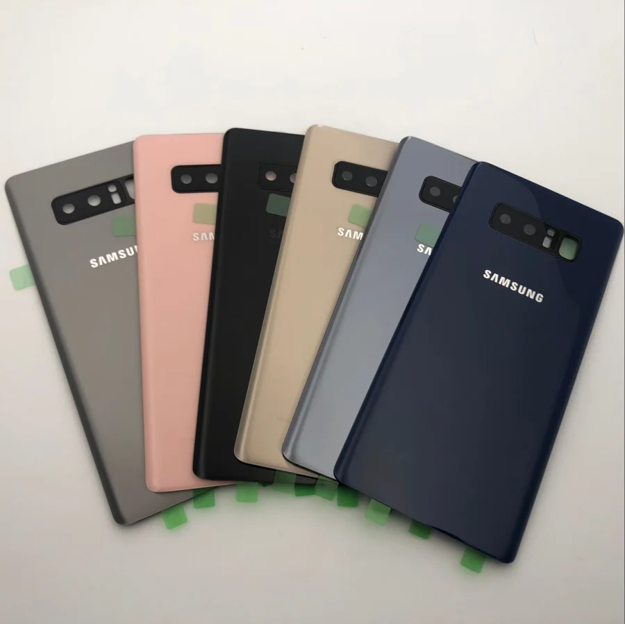Note8 полный корпус чехол задняя крышка+ Передний экран стекло объектив+ средняя рамка для samsung Galaxy Note 8 N950 N950F N950FD