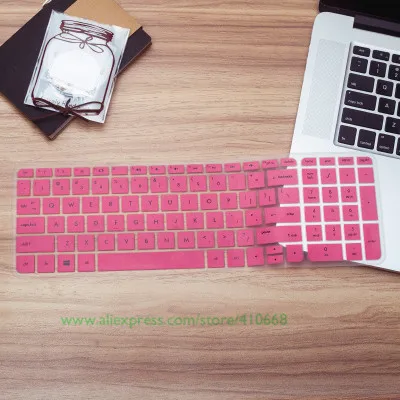 Pink 17 17,3 дюйма силиконовая защитная накладка для клавиатуры Крышка для hp двумя способами; женские 17 17t 17-W200 17-w200nj 17-w220nr 17-w203nl gtx 1060 1070 - Цвет: Pink