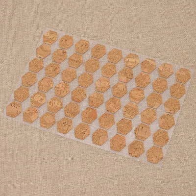 54pcs DIY ручной работы мягкие пробковые этикетки самоклеющиеся наклейки DIY сумки для одежды декоративные бирки для аксессуаров - Цвет: 54pcs
